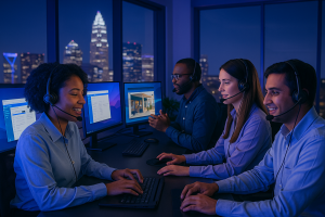 Charlotte-IT-helpdesk-team-providing-remote-support-to-local-businesses