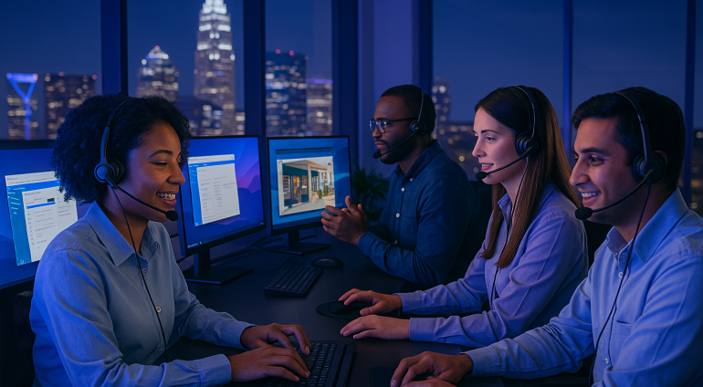 Charlotte-IT-helpdesk-team-providing-remote-support-to-local-businesses